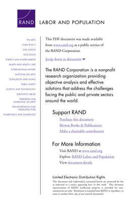 Early Childhood Interventions: Proven Results, Future Promise and Public Sectors Who Are Considering Investing Resources in Early Childhood Programs