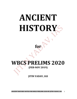 Wbcs Prelims 2020 (Feb-Nov 2019)