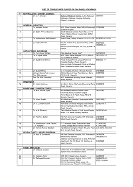 (KIDNEY DISEASE) 1 Dr. MH Osmani National Medical Centre, A-5/A