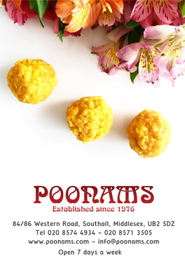 Download Poonams Menu