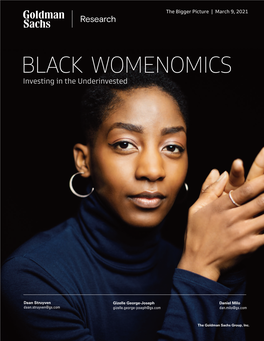 The Bigger Picture Black Womenomics