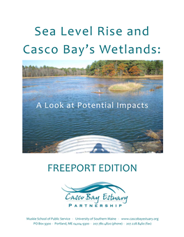 Sea Level Rise and Casco Bay's Wetlands