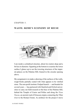 Waste: Rome's Economy of Reuse