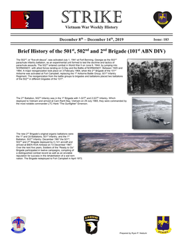 STRIKE Vietnam War Weekly History