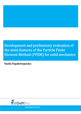 (PFEM) for Solid Mechanics