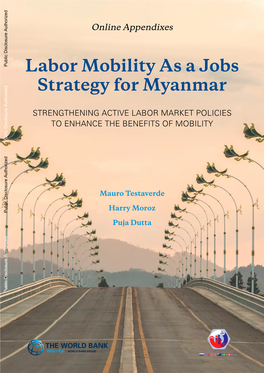 The Myanmar-Thailand Corridor 6 the Myanmar-Malaysia Corridor 16 the Myanmar-Korea Corridor 22 Migration Corridors Without Labor Attachés 25