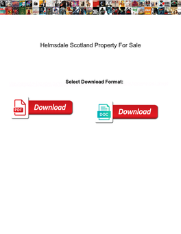 Helmsdale Scotland Property for Sale