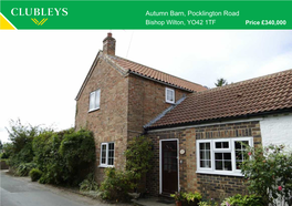 Autumn Barn, Pocklington Road