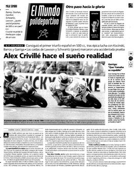 Alex Crivillé Hace El Sueño Realidad 1