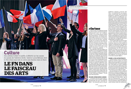 Culture LE FN DANS LE FAISCEAU DES ARTS