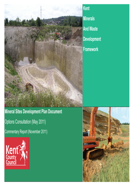 May 2011) Kent Minerals and Waste Development Framework