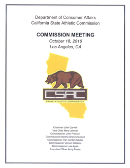 California State Athletic Commission