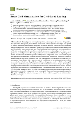 Smart Grid Virtualisation for Grid-Based Routing