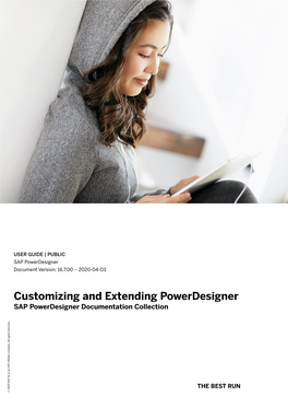 Customizing and Extending Powerdesigner SAP Powerdesigner Documentation Collection Company