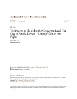 The Saga of Amelia Earhart – Leading Women Into Flight Emilio F