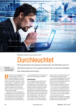 Durchleuchtet PDF Ist Der Standard Für Den Austausch Von Dokumenten, Denn PDF-Dateien Sehen Auf