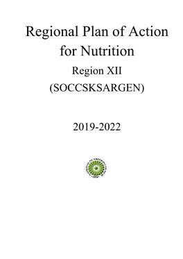 Region XII (SOCCSKSARGEN) 2019-2022