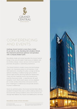Conferencing and Events