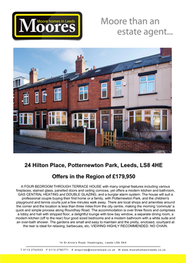 24 Hilton Place, Potternewton Park, Leeds, LS8 4HE Offers in The