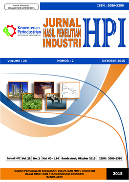 HPI Vol. 28 No. 2 Oktober 2015