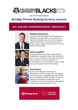 Bendigo Private Banking Services, Present