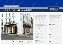 162B SLOANE STREET LONDON