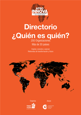 Directorio ¿Quién Es Quién? 200 Organizaciones Más De 30 Países