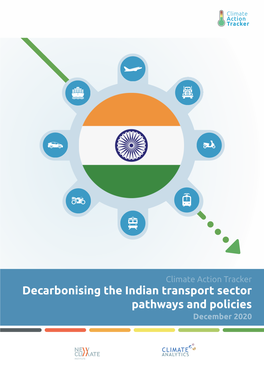 Decarbonising the Indian Transport Sector Pathways and Policies December 2020