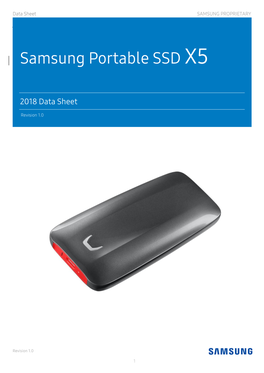 Samsung Portable SSD X5