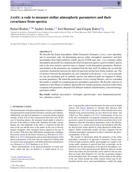 A Code to Measure Stellar Atmospheric Parameters and Their Covariance from Spectra