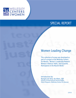 Women Leading Change Leading Women SPECIAL REPORT SPECIAL