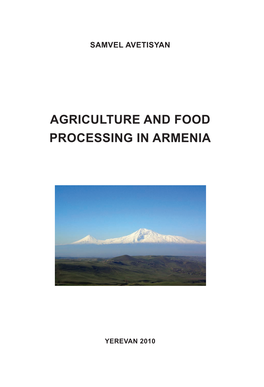 Agriculture and Food Processing in Armenia