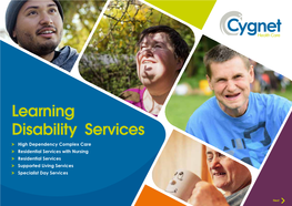 Learning Disability Services