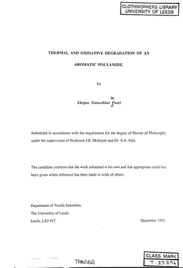 Polymer Chemistry