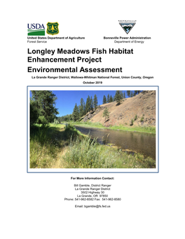 Longley Meadows Fish Habitat Enhancement Project