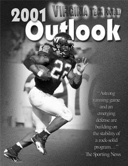 The Hokies in Preseason Publications ¥ Despite the Loss of Quarterback Michael Vick, Athlon Sports Picked Virginia Tech No