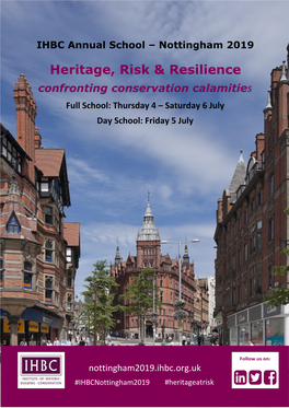 Heritage, Risk & Resilience