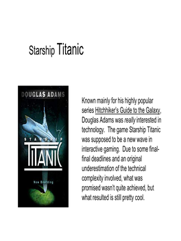 Starship Titanic