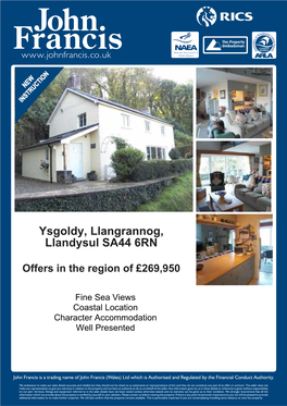 Ysgoldy, Llangrannog, Llandysul SA44 6RN