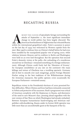 Recasting Russia