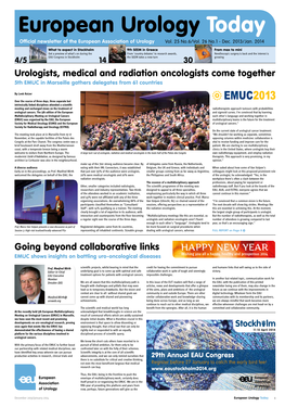 European Urology Today Official Newsletter of the European Association of Urology Vol