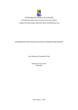 PEIXES RECIFAIS DO NORDESTE BRASILEIRO.Pdf