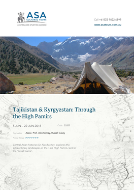 Tajikistan & Kyrgyzstan