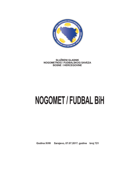 NOGOMET / FUDBAL Bih