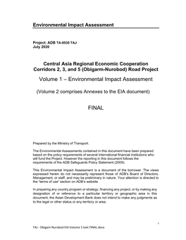Environmental Impact Assessment FINAL