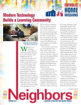 Modern Technology Builds a Learning Community the Four Dioceses in Kansas