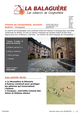 Conques Report Format