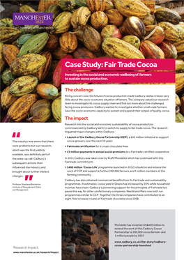 Casestudy:Fairtradecocoa