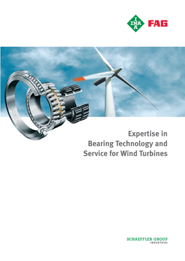 Expertise in Bearing Technology and Service for Wind Turbines the Company