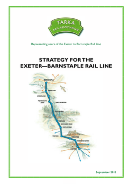 Strategy for the Exeter—Barnstaple Rail Line